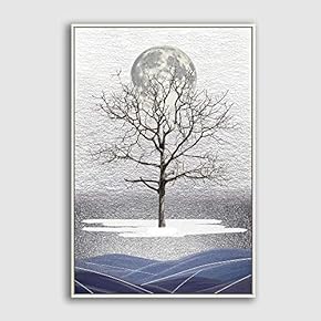 Framed Home Artwork Abstract Scenery for Living Room Bedroom