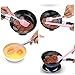 Feleph Silicone Kitchen Cooking Utensils Set Pink High Heat-Resistant Premium BPA-Free, Non-Stick Rubber 2 Sizes Spatula Tongs Whisk Pastry Brush 6PCS