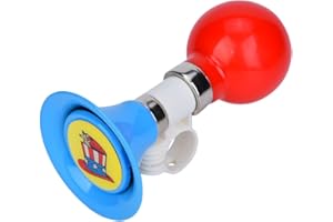 REHOMY Bugle Horn, Retro Clown Horn, Bike Horn, Vintage Metal Twist Loudspeaker Siren Hooter Snail Air Horn for Vehicles Bicycles Golf Cart