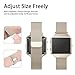 Crodi Fitbit Blaze Bands With New Metal Frame, Stainless Steel Magnetic Milanese Replacement Band for Fitbit Blaze Women Men (Champagne, L)