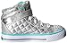 Skechers Kids Shuffles Sweetheart Sole Toddler (Toddler),Silver,8 M US Toddler