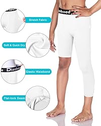 Dizoboee Youth Boys Compression Pants One Leg 3/4