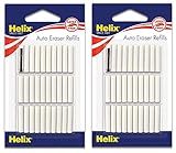 Helix Automatic Eraser Refills, Pack of 30