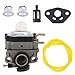 FitBest Carburetor Fits Ryobi RY251PH RY252CS RY253SS RY254BC 2 Cycle 25cc Gas String Trimmer Carb Replaces 75306258A 316773800