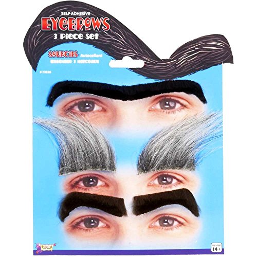 Black, Brown & Grey Eyebrow Set