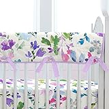 Carousel Designs Wildflower Garden Crib Rail Cover