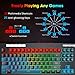[2019 New Version] PICTEK RGB Gaming Keyboard with Phone Holder, Customizable RGB Backlit Wired Keyboard, 9 Independent Multimedia Keys & Volume Wheel, Waterproof Computer Keyboard for Mac/PC Gamersthumb 3