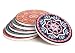 LIFVER Drink Coasters, Mandala Style Absorbent Coaster Sets, Avoid Furniture Being Scratched and Soiled, Suitable for Kinds of Cups, 4 Inches, Set of 6