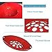 Silicone Boil Over Spill Stopper Lid - FDA Food Grade, BPA-free Instant Pot Cover Fits Openings 6