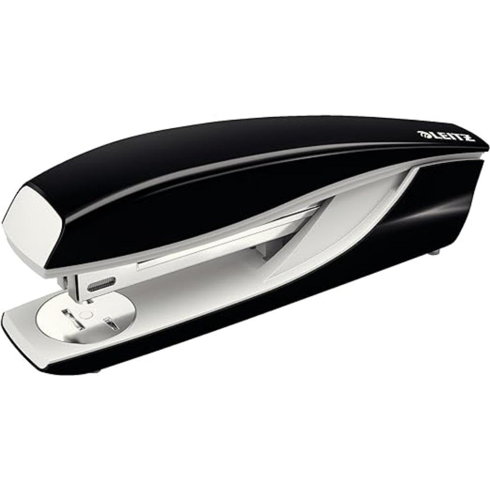 Leitz 55040395 Stapler, 40 sheet capacity, Black, Ergonomic metal body, Includes staples, NeXXt Range, 55040095