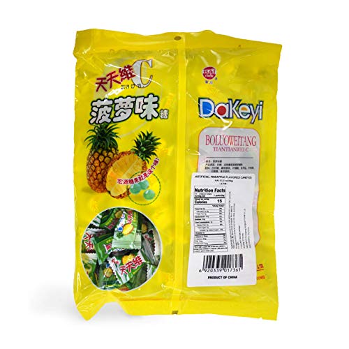 Classic Series Dakeyi Pineapple Hard Candy Hong Yuan 350g Bag - //medicalbooks.filipinodoctors.org