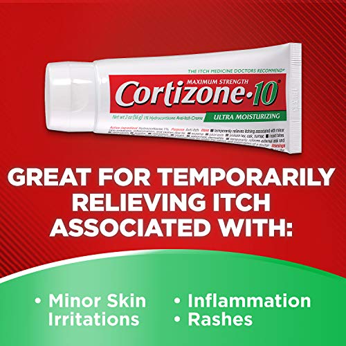 Cortizone10 Plus Ultra Moisturizing Cream, 2 Ounce, AntiItch Cream
