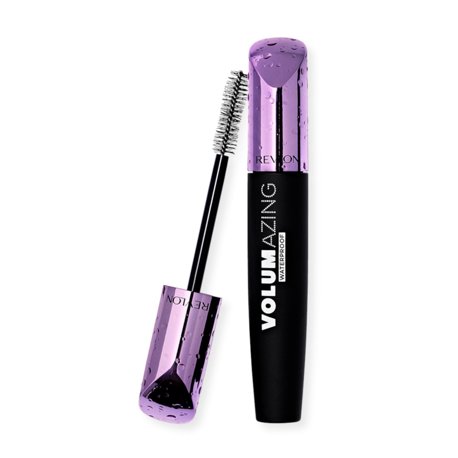 Revlon Volumazing Waterproof Mascara, Oversized Brush for Thick, Fluffy, Fanned-Out Eye Lashes, Long Lasting, Blackest Black (951)
