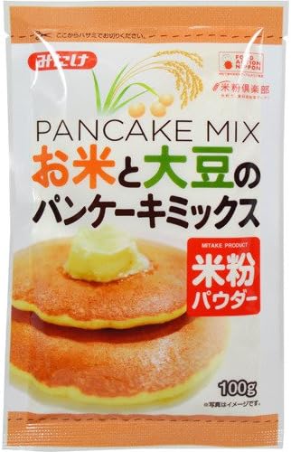 Amazon みたけ お米と大豆のパンケーキミックス 100g みたけ 食品 飲料 お酒 通販