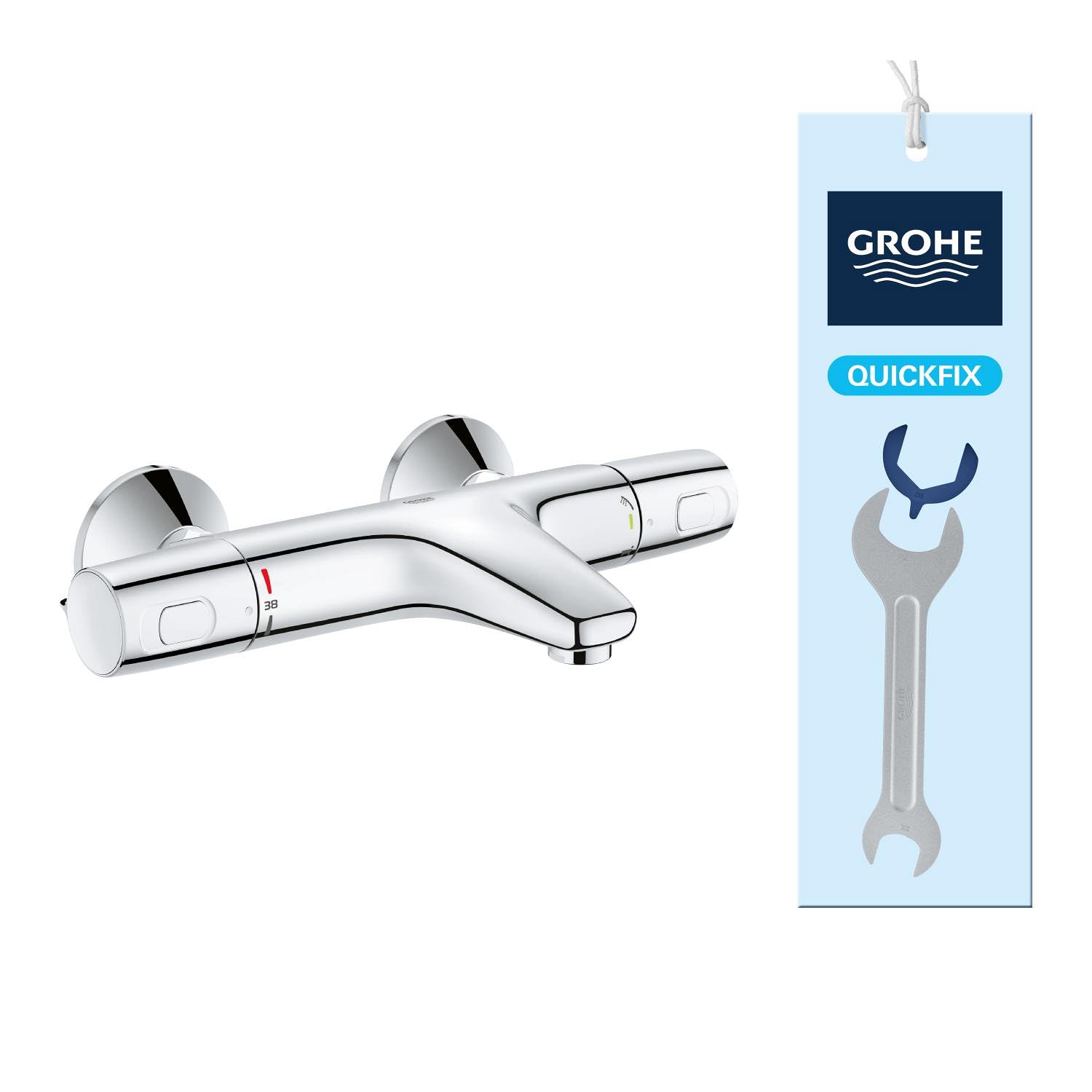 Grohe Precision Trend New Bath Thermostat – Price for 1 Each GRO34227002