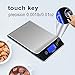 Food Scale Geryon Kitchen Cooking Scale, Multifunction & Electric, Food Weighing Used for Weed, Meat, Coffee, Baking - Stainless Steel