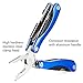 MultiTool Knife, AQV 15 in 1 Portable Outdoor Multi Tool Pocket Knife With Folding Saw, Wire Cutter, Pliers, Sheath. Stainless Steel Multipurpose For Fishing, Hunting, Camping, Survival, Hiking, Car S