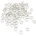 Dcatcher 1000 Pieces 4mm Open Jump Rings Jewelry DIY Findings for Choker Necklaces Bracelet Making, Silver