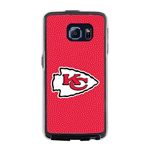 NFL Kansas City Chiefs Football Pebble Grain Feel No Wordmark Samsung Galaxy S6 Case, Team Color