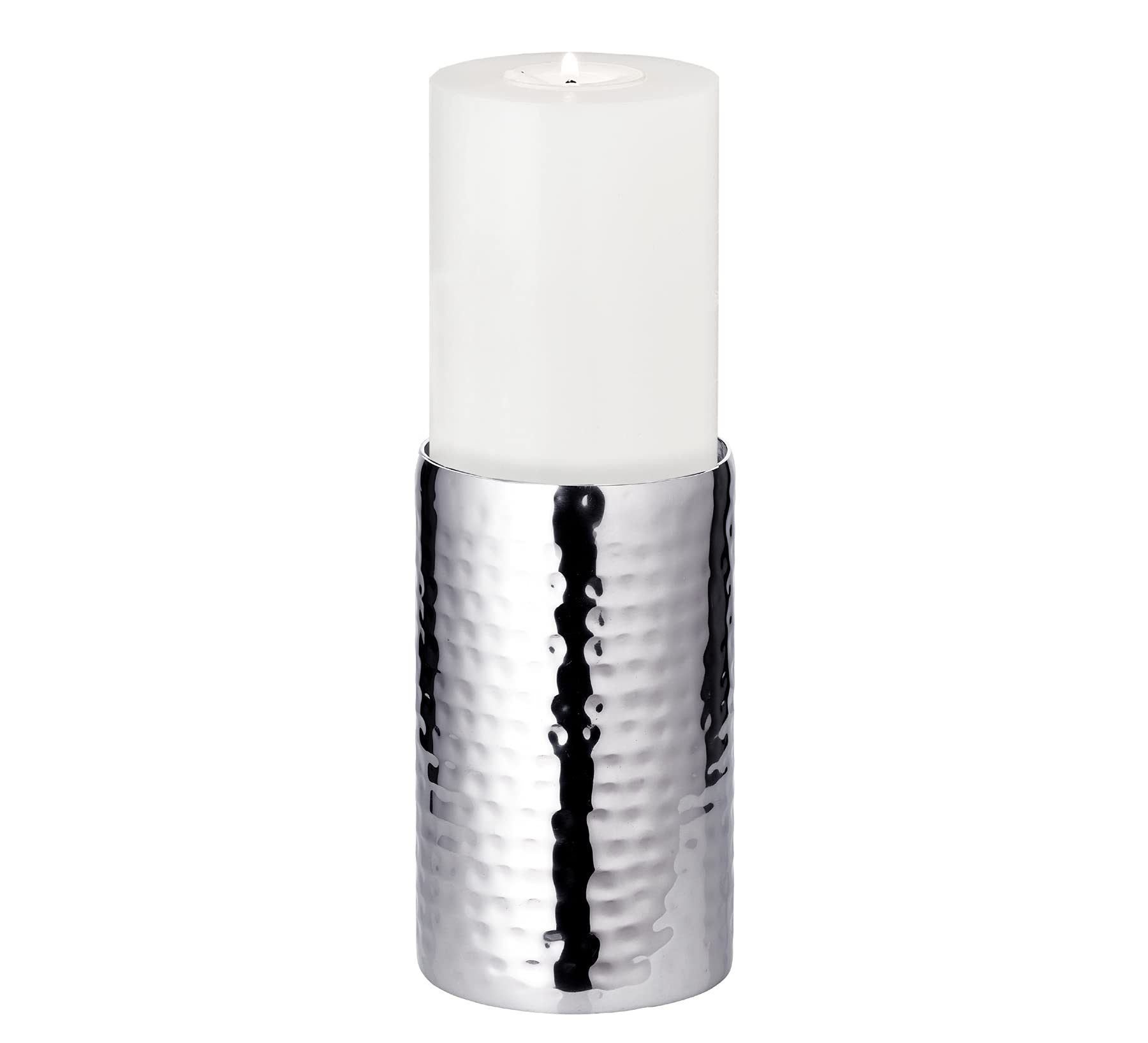 EDZARD Candlestick Agadir, height 5,9 in, stainless steel — image 1