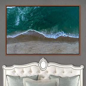 signwin Framed Canvas Wall Art Coastal Freedom Aerial...