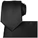 KissTies Solid Satin Tie Pure Color Necktie Mens Ties + Gift Box