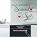 This Kitchen is Seasoned with Love Art Wall Decal Vinyl Removable Quotes Wall Stickers Kitchen Home Decor