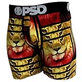PSD Men's Abstract Lion Boxer Briefs