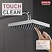 Delta Faucet Single-Spray Touch-Clean Rain Shower Head, Chrome 52841