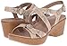 Dansko Women's Julie Taupe Snake Wedge Sandal