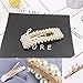 12 Pcs Women's Hair Clips Acrylic Resin Marble Alligator Hair Clip Faux Pearl Hair Pins Gold Base Hairpin Wedding Daily Fashion Hair Barrettes Katloo