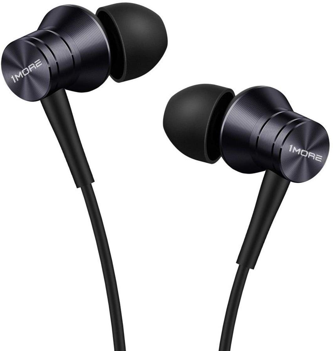 1MORE Piston Fit in-Ear Earphones Fashion Durable Headphones with 4 Color Options, Noise Isolation, Pure Sound, Phone Control with Mic for Smartphones/PC/Tablet - E1009 Space Gray