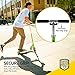 Swagtron K1 Two-Wheel Kick Scooter for Kids & Teens, Adjustable for 40
