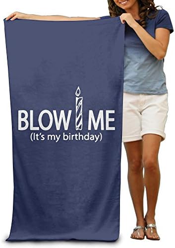 ShanxianP Blow Me It's My Birthday Soft Fast Drying Beach Towel Pool Towel 3050