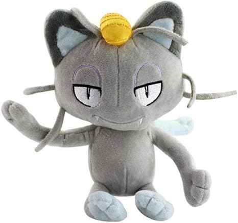Amazon Co Jp ぬいぐるみニャースぬいぐるみ漫画のおもちゃソフトかわいいぬいぐるみ猫人形誕生日ギフト子供のための18センチ装飾 ホーム キッチン