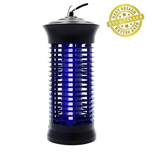 Bug Zapper Mosquito Killer - Mosquito Trap Mosquito Killer Lamp Non-toxic LED Insect Pest Bug Mosquito Zapper Repellent Trap Repeller with Hook for Home, Indoor, Bedroom, kitchen by Fomei