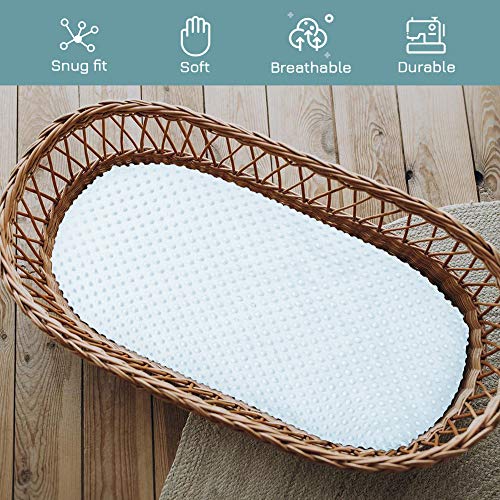 Sheets, Soft and Strechy Minky Fitted Sheet, Bedside