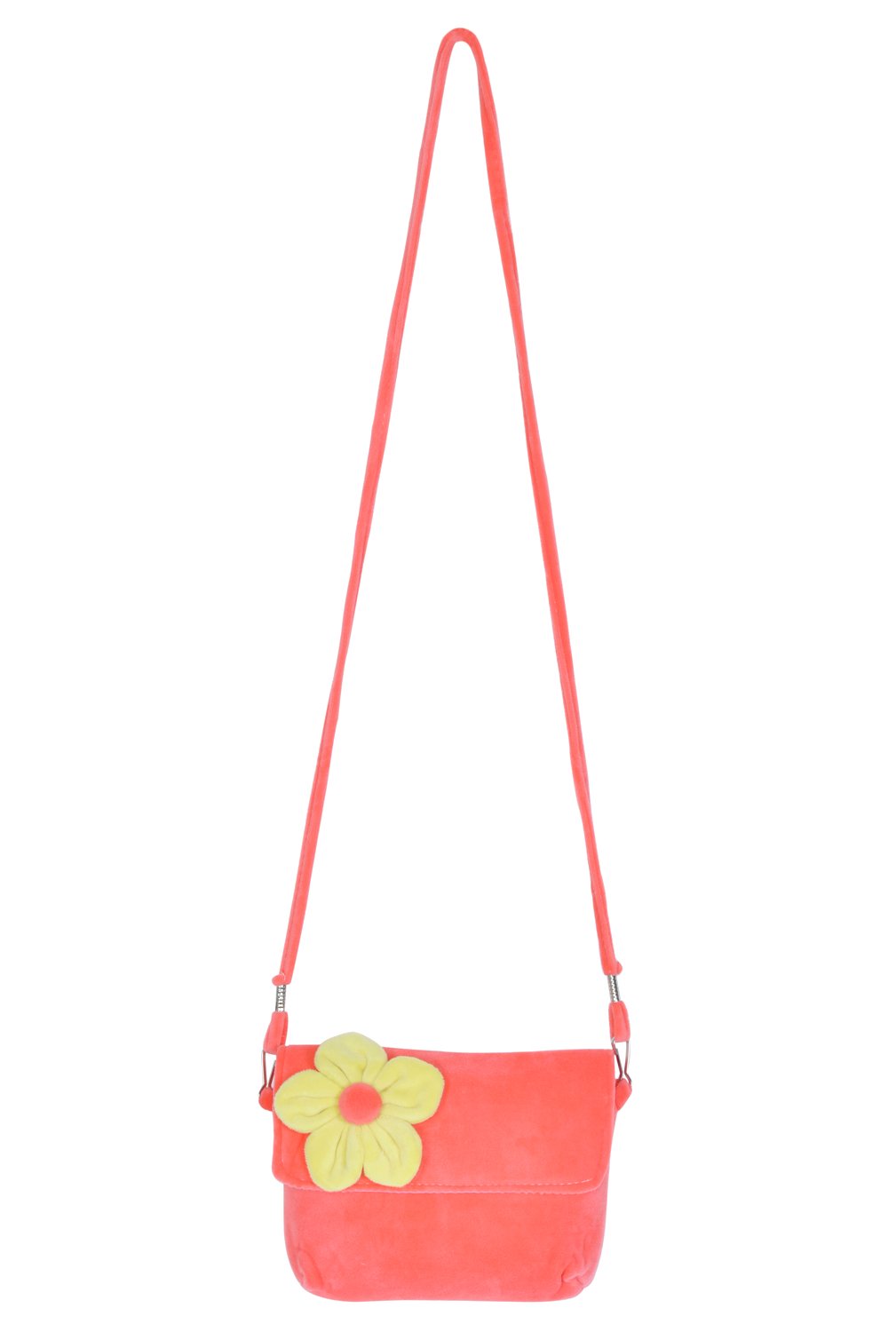 chords lemon yellow flower orange sling bag for girls