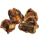 Natural Knee Cap Dog Bones, 10-Pack Dog Treats for Aggressive Chewers, Low Fat and High Protein D...