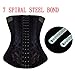 SHUNROUFEN Women's Breathable Fabric Waist Training Corset Waist Shaper for Weight Loss (X-Large (Fits 30.5-33 Inch Waistline), Black)