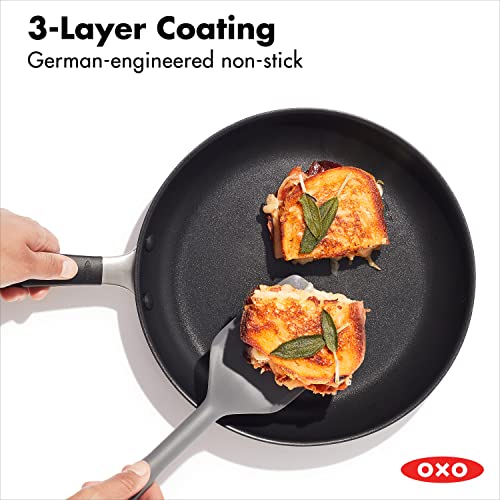 OXO Good Grips 10 Piece Cookware Pots and Pans Set, 3Layered German