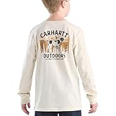 Carhartt Kid's CA6760 Long-Sleeve Dog Pocket T-Shirt - Boys