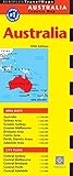 Australia Travel Map Fifth Edition (Periplus Travel Maps) by Periplus Editors
