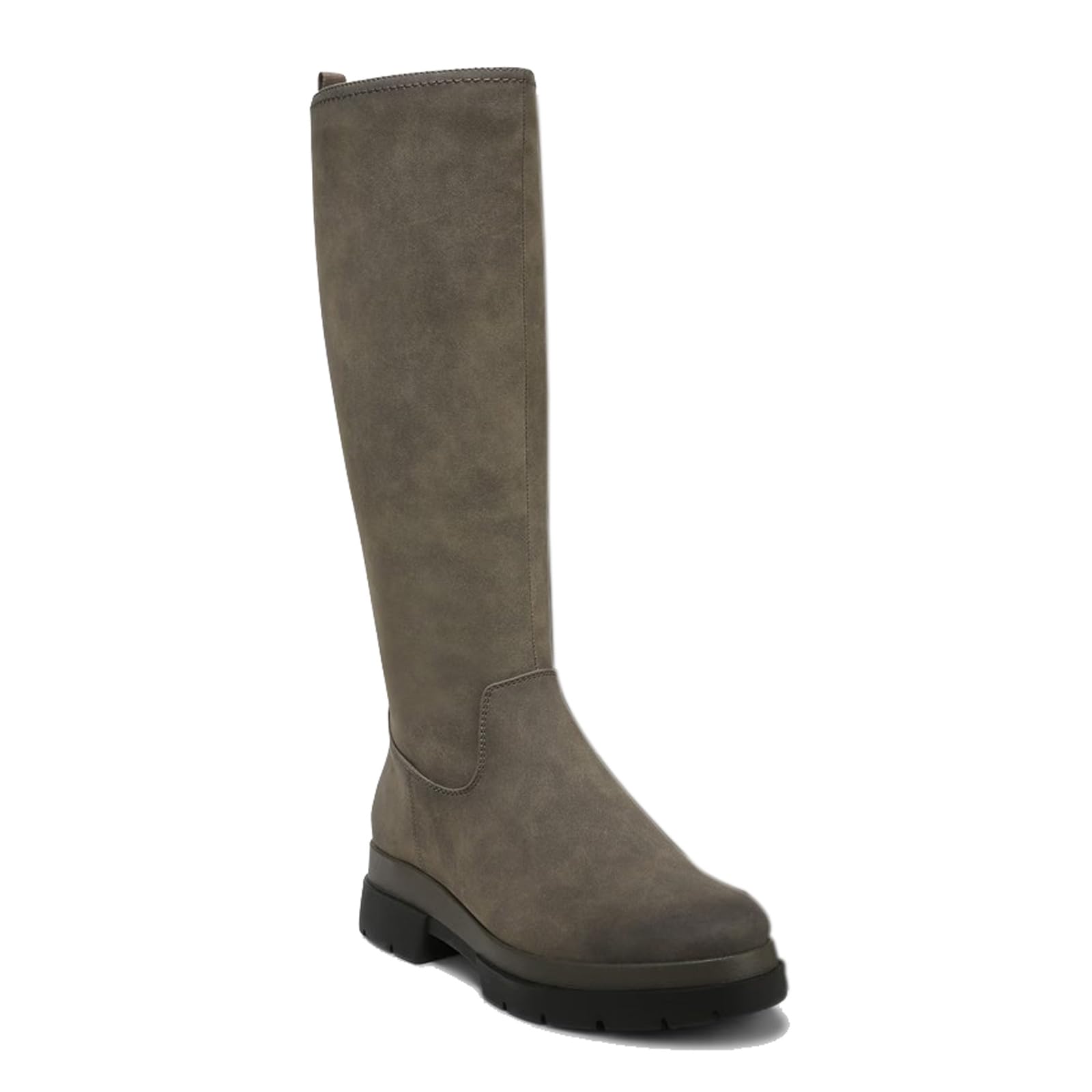 Naturalizer SOUL Womens Orchid Chunky Bottom Knee High Boot Dark Olive Fabric Wide Calf 6 M
