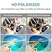 CARFIA Trendy Sunglasses for Women Polarized UV Protection Classic Retro Style CA5100