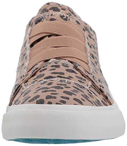 Blowfish Malibu Marley Sneaker Latte Spots Cheetah Leopard Print Canvas 9m Women for sale online 