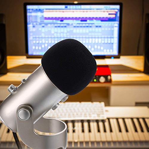 Mudder Mic Cover Foam Microphone Windscreen, Condenser Microphone (Size