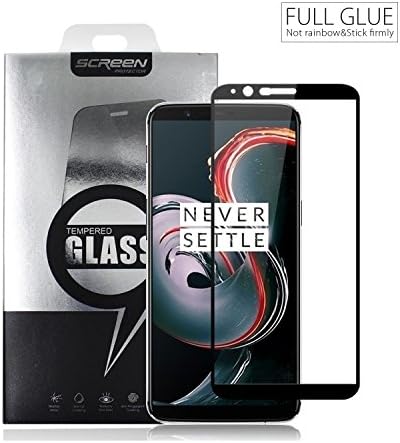 OnePlus 5T Screen protector Full Coverage Tempered Glass ,HD Fingerprint-proof ,Bubble Free Film