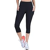 YELETE Women's Jogging Pants High Waist Lattice Ankle Cutout Workout Leggings with Pockets