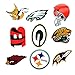 32pcs Football NFL New England Patriots Philadelphia Eagles Badge Laptop Stickers Soccer Star Stickers Computer Car Skateboard Motorcycle Bicycle Luggage Guitar Bike Decal